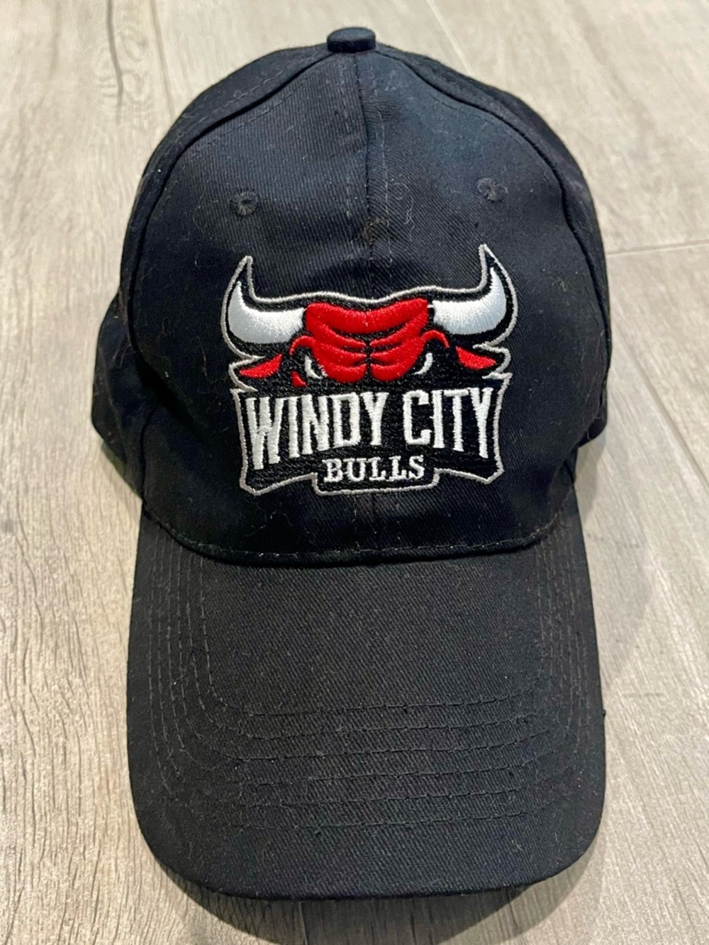 Chicago Bulls “Windy City” Baseball Cap | Black Adjustable Hat NBA Style